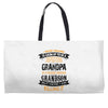 Super Cool Grandpa Of A Freaking Awesome Grandson Weekender Totes
