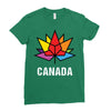 Canada Leaf LGBT Ladies Fitted T-Shirt