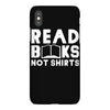 read books not shirts iPhoneX