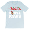 christmas dogs and paws T-Shirt