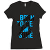 BORN TO BE AWESOME Ladies Fitted T-Shirt