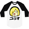 yuri on ice happy 3/4 Sleeve Shirt