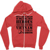 Vietnam Veteran Grandson Zipper Hoodie