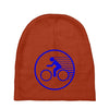 fast speed bicycle bike biking sport athlete geek gift idea tee shirt Baby Beanies