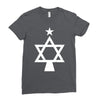 chrismukkah tree christmas Ladies Fitted T-Shirt