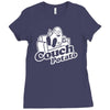 couch potato Ladies Fitted T-Shirt