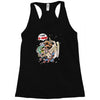 deadpool and superman Racerback Tank