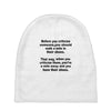 criticize Baby Beanies