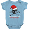 skull christmas Baby Bodysuit