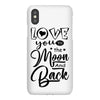 Love You To The Moon And Back iPhoneX