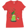leaf storm Ladies Fitted T-Shirt