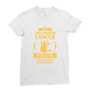 I Am A Childhood Cancer Survivor What's Your Superpower? Ladies Fitted T-Shirt