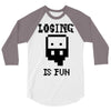 losing is fun! 3/4 Sleeve Shirt