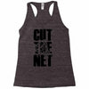 cut the net Racerback Tank