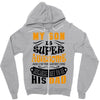 Son Is Super and I Am The Lucky One Because I Get To Be His Dad Zipper Hoodie
