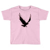 black raven with red eye Toddler T-shirt