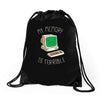 my memory is terrible Drawstring Bags