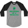 mother's day mommom of a princess 3/4 Sleeve Shirt
