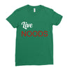 live noods Ladies Fitted T-Shirt