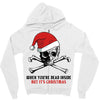 skull christmas Zipper Hoodie