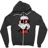 hipster trooper Zipper Hoodie