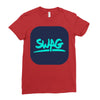 swag blu Ladies Fitted T-Shirt