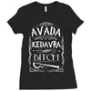 avada kedavra bitch Ladies Fitted T-Shirt