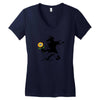 banksy flower Women's V-Neck T-Shirt
