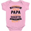 Super Cool Papa Of A Freaking Awesome Daughter Baby Onesie