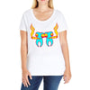 high tooths with joint Ladies Curvy T-Shirt