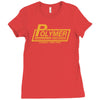 polymer records, ideal gift or birthday present funny Ladies Fitted T-Shirt