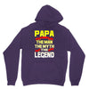 papa the man the myth the legend 2 Unisex Hoodie