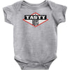 tasty boys Baby Onesie