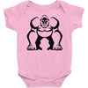 big tough gorilla musculine Baby Onesie