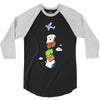 mid air disintegrated 3/4 Sleeve Shirt