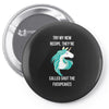 Funny Unicorn Pin-back button