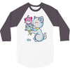 mice cream 3/4 Sleeve Shirt