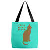 im an animal in bed Tote Bags