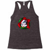 christmas wreath bluebie bust by bluekazenate Racerback Tank