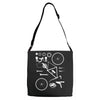 bicycle cyclopath bike hobby exploded Adjustable Strap Totes