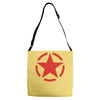 military starfunny retro army war vietnam usa britain fashion Adjustable Strap Totes