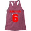 baker mayfield new jersey number Racerback Tank