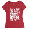 buy me car parts and tell me i'm pretty mechanic turbo nfs fan Women's Triblend Scoop T-shirt