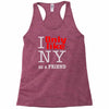 i only like ny as a friend Racerback Tank