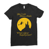 i drive a stick   halloween superpower Ladies Fitted T-Shirt