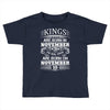 Real Kings Are Born On November 10 Toddler T-shirt
