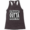 straight outta paradise palms Racerback Tank