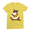 i dont want to job Ladies Fitted T-Shirt
