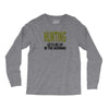 hunting gets me up Long Sleeve Shirts