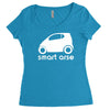 smart arse Women's Triblend Scoop T-shirt